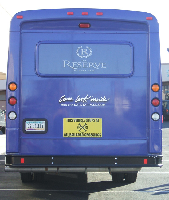 The Reserve at Star Pass Apartments Shuttle Bus