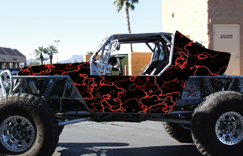 Lava Vehicle Wrap