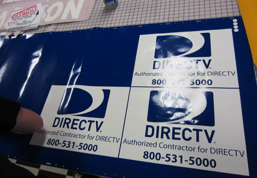 Directv Vehicle Magnet Vinyl