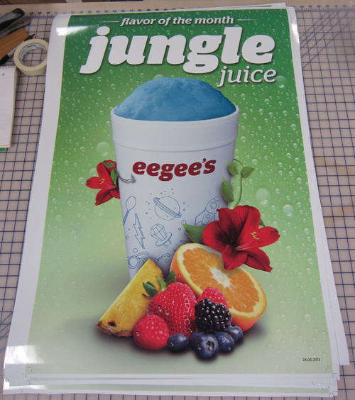 Eegee's Jungle Juice Window Cling