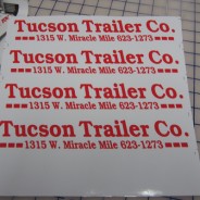 Tucson Trailer Stickers
