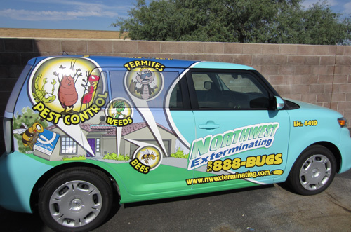 Northwest Exterminating Scion with Window Perf