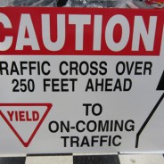 Caution Traffic Crossover