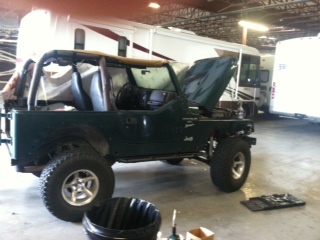 Jeep passenger side incomplete
