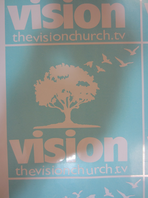 Vision Church Window Decals