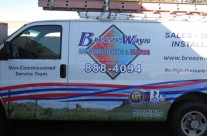 Breezeways Van Featured Van Wrap