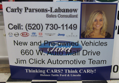 Carly Parsons Aluminum and PVC Signs