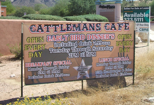 Cattleman's Cafe Banner