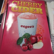 Eegee's Cherry Cider Printed Static Cling Tucson