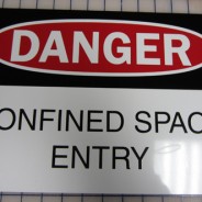 Aluminum Danger Sign