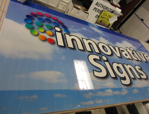 Innovative Signs Lexan Sign