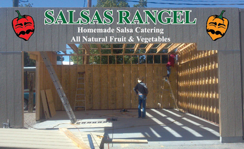 Salsas Rangel Building Sign Mockup