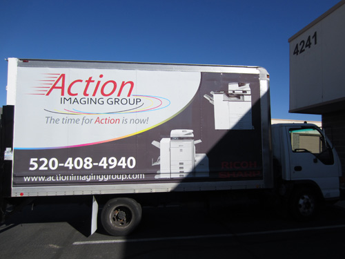 Action Imaging Truck Wrap Tucson