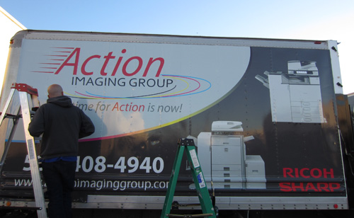 Action Imaging Box Truck Wrap Tucson