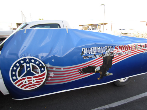 Freedom Smoke USA Vehicle Wrap Tucson