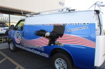 Freedom Smoke Van Wrap Installation