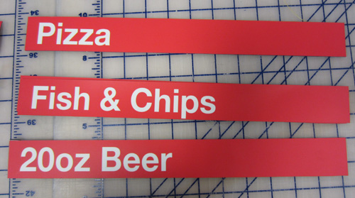 Magnetic Menu Strips