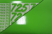 Green Cut Vinyl Decals