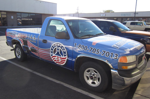 Freedom Smoke USA Vehicle Wrap Tucson