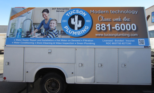 Vehicle Wraps Tucson Plumbing