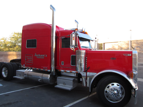 Jackson's Trucking Vinyl Install Completed