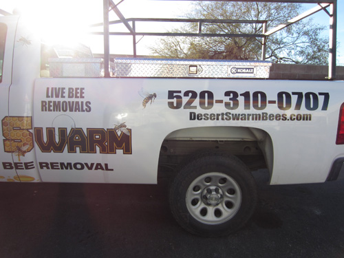 Desert Swarm Truck Decals Installed 2