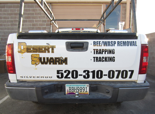 Desert Swarm Truck Decals Installed 2