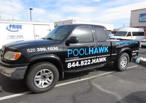 Pool Hawk Vinyl Truck Graphics Install Completed