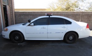 VA Police Car Stripped