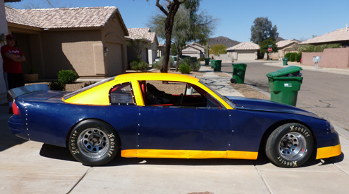 Race Car Install Before Graphics