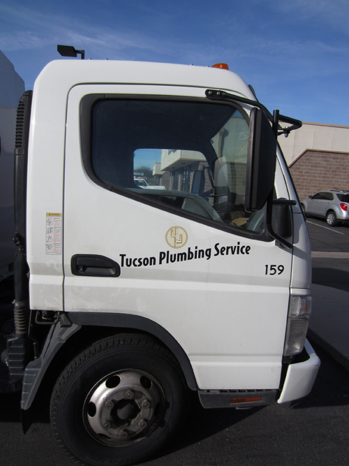 Tucson Plumbing Old Truck Graphics