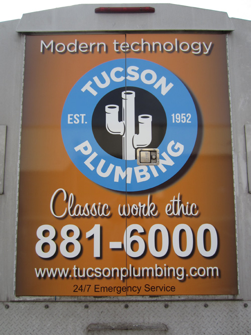 Tucson Plumbing Fleet Vehicle Wrap