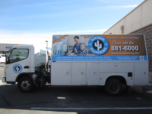 Tucson Plumbing Fleet Vehicle Wrap