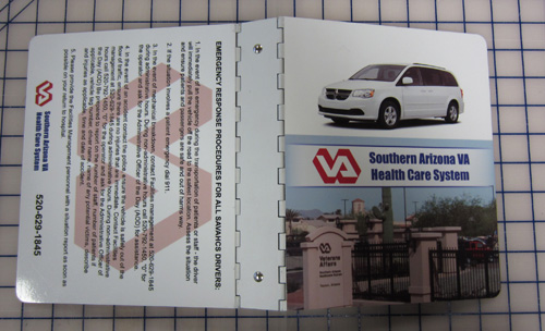 Printed Binder Graphics for VA of Southern AZ