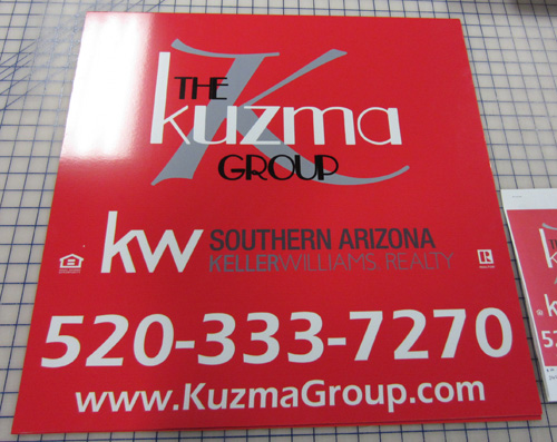 Kuzma Group Aluminum Real Estate Signs