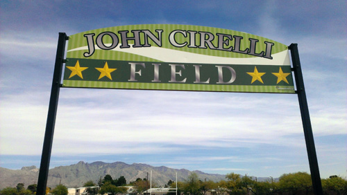 John Cirelli Field Sign Printed and Installed