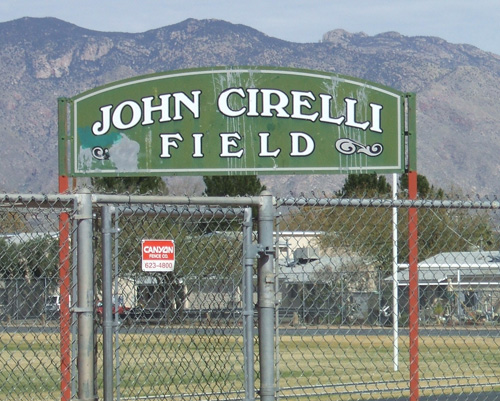 Old John Cirelli Field Sign