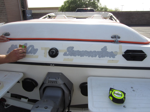 Boat During Graphics Install
