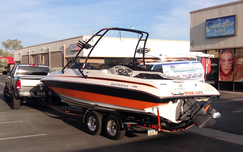 Custom Boat Vinyl Graphics Tucson