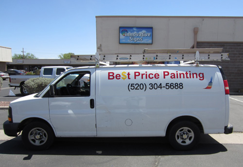 Van Graphics and Decals Install Tucson