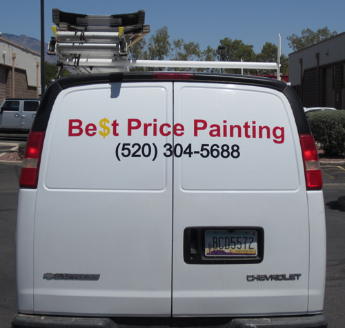 Van Graphics and Decals Install Tucson