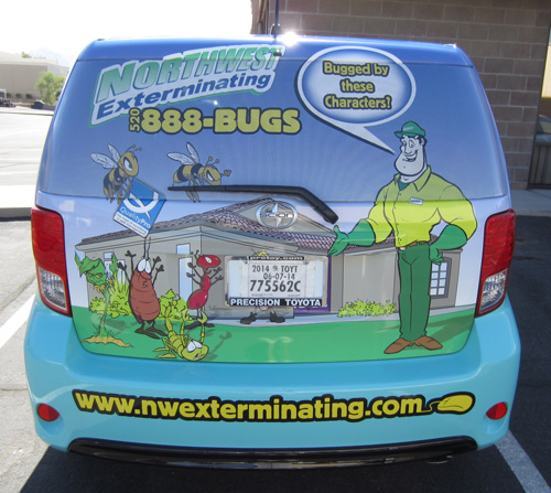 Northwest Exterminating Scion Car Wrap Tucson