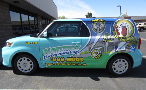 Northwest Exterminating Scion Car Wrap Tucson