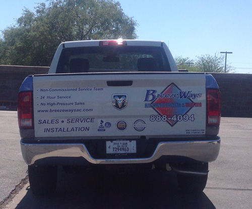 Dodge Ram Truck Wrap Breezeways Tucson