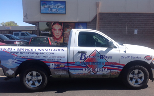 Dodge Ram Truck Wrap Breezeways Tucson