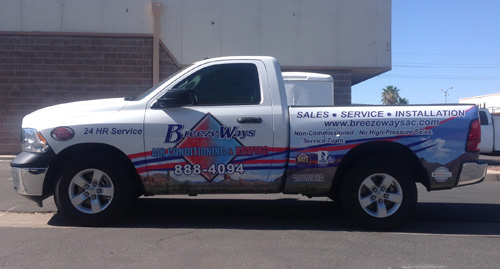 Dodge Ram Truck Wrap Breezeways Tucson