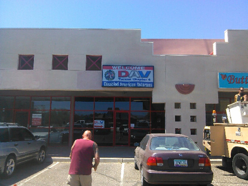 DAV Sign New Location Installed