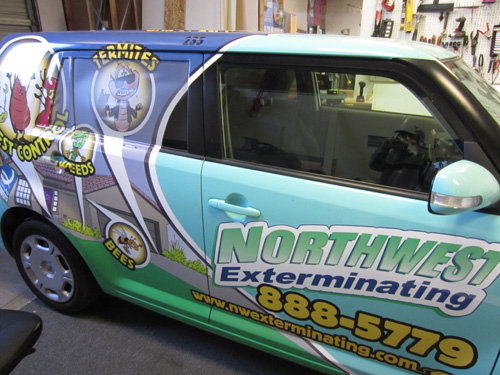 Scion Vehicle Wrap Graphics Removal