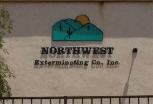 Northwest Exterminating Old Building Sign