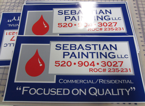 Sebastian Painting Vehicle Magnets Tucson